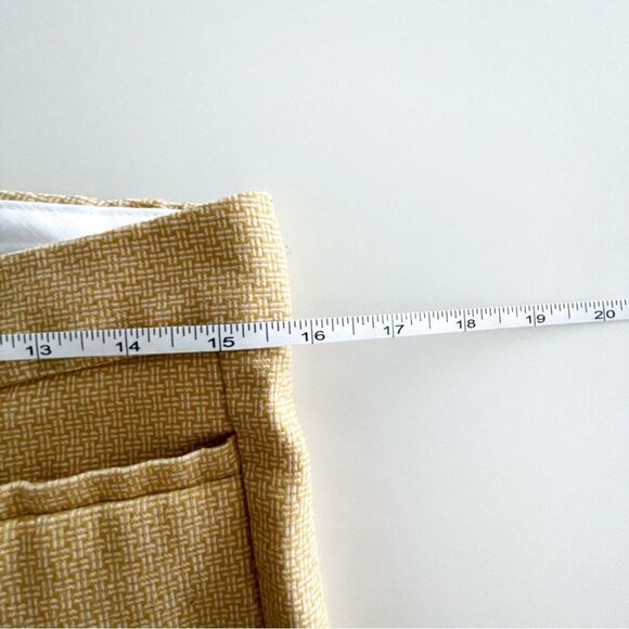 Banana Republic Pants Women's 6 Sloan Yellow Ochre Chino Trouser Dress Casual - Picture 5 of 10